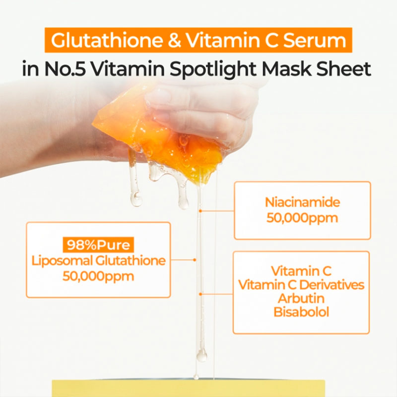 numbuzin No.5 Vitamin Spotlight Sheet Mask