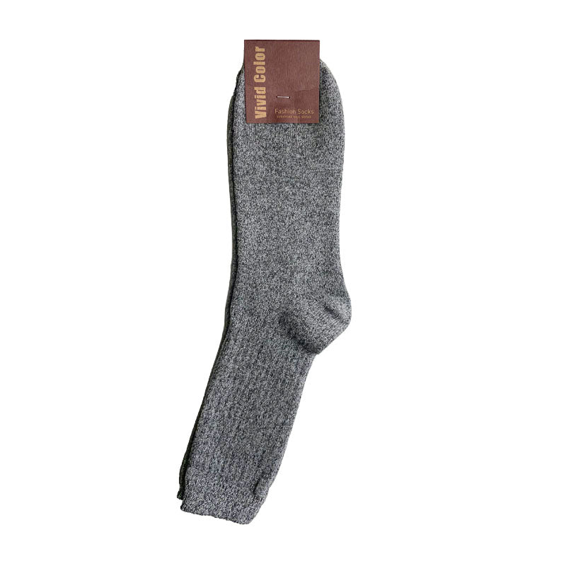 Ribbed Fashion Warm Quarter Socks Vivid Socks