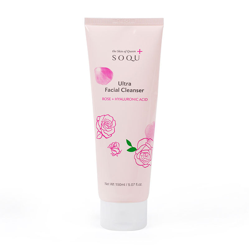 SOQU Ultra Facial Cleanser Rose 150ml SOQU