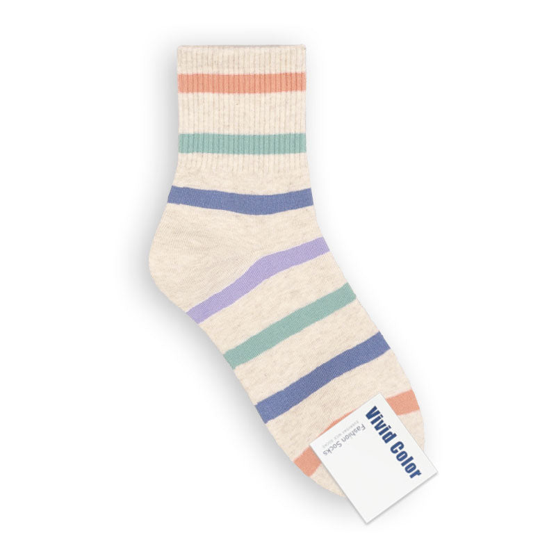 Spring Stripe Socks Vivid Socks