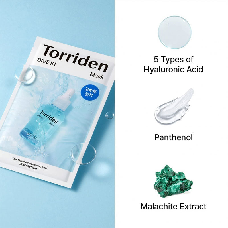 Torriden Dive-In Low Molecular Hyaluronic Acid Mask Pack Torriden
