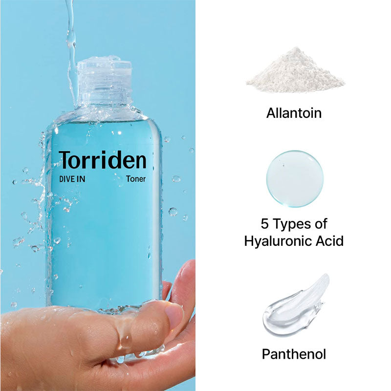 Torriden Dive-In Low Molecular Hyaluronic Acid Toner 300ml Torriden