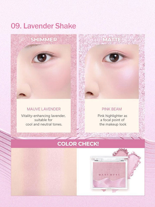 WAKEMAKE Sheer Layering Dual Blusher 5g WAKEMAKE