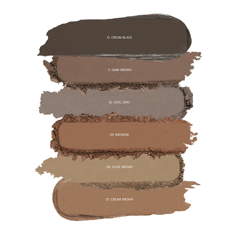 WAKEMAKE Soft Drawing Brow Palette 12g